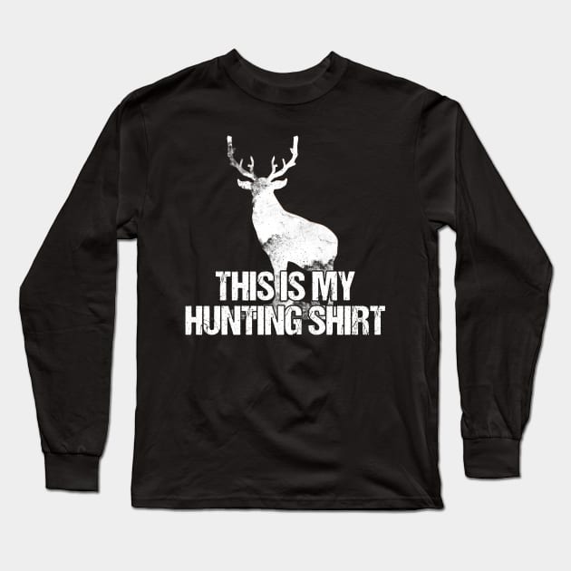 Deer Hunting Long Sleeve T-Shirt by Imutobi